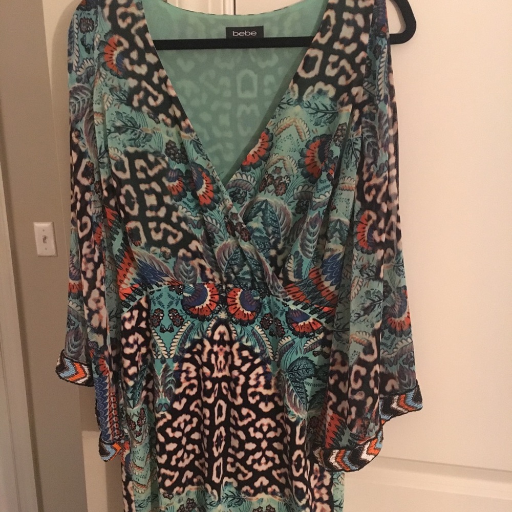 Bebe dress bead details